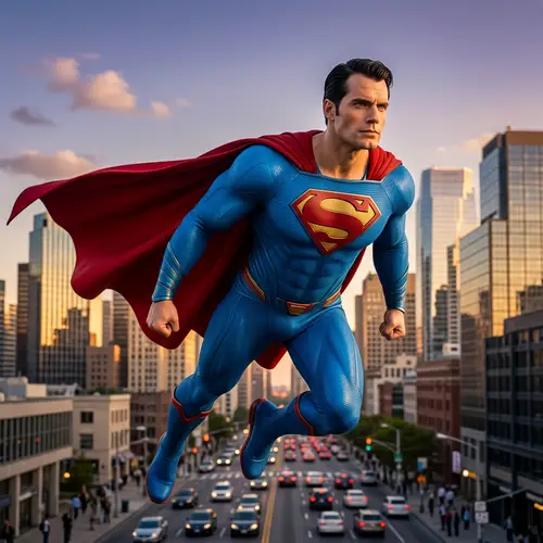 Superhero with Incredible Strength, Speed, and Ability to Fly