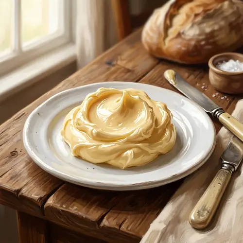 Delicious Fresh Creamy Butter - A Culinary Delight