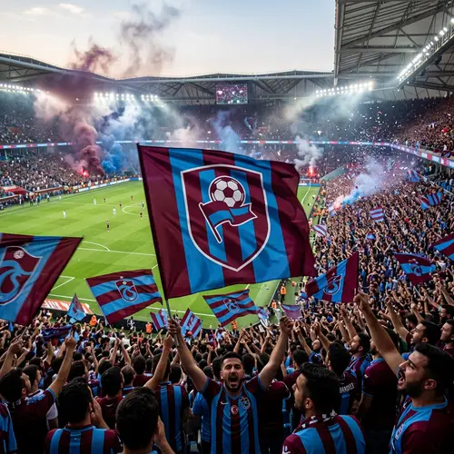 Famous European Soccer Club in Burgundy and Blue