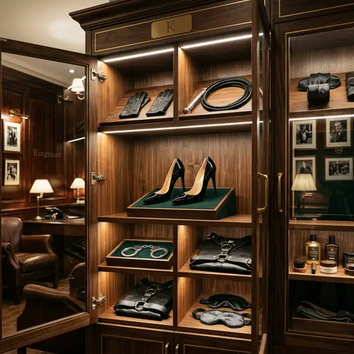 Elegant Luxurious Cabinet in Kingsman Style