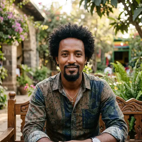 Portrait of a Confident Mixed Heritage Man