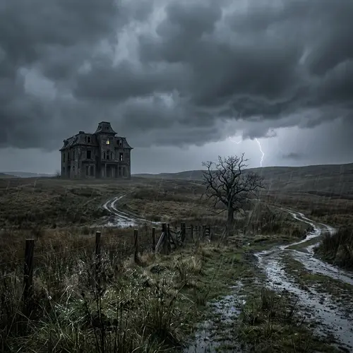 Mysterious Tragedy: Somber and Chilling Atmosphere