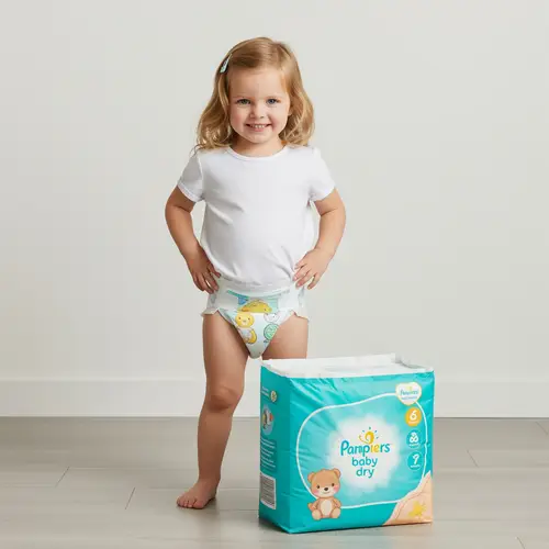 Comfortable Pampers Baby Dry Diapers for Kids