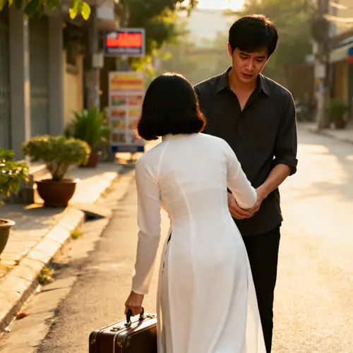 Heartbreak of a Vietnamese Woman's Departure