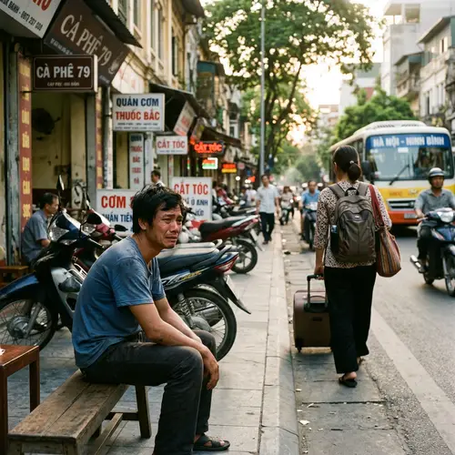 Heartbreak of a Vietnamese Woman's Departure