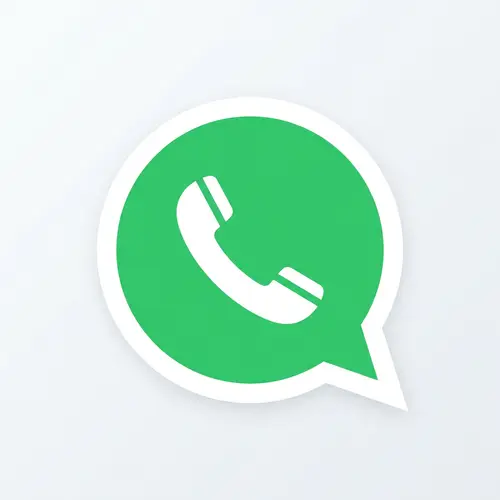 WhatsApp Chat Icon Design - Green Speech Bubble