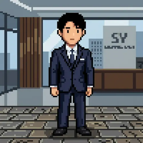 Pixel Art of Jin Do-jun from The Chaebol's Youngest Son