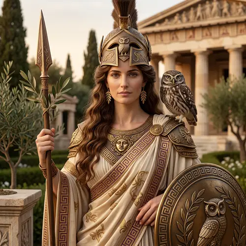 Athena the Goddess: Image Transformation Art