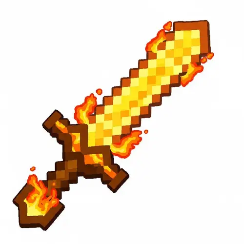 Fire Sword Texture for Minecraft