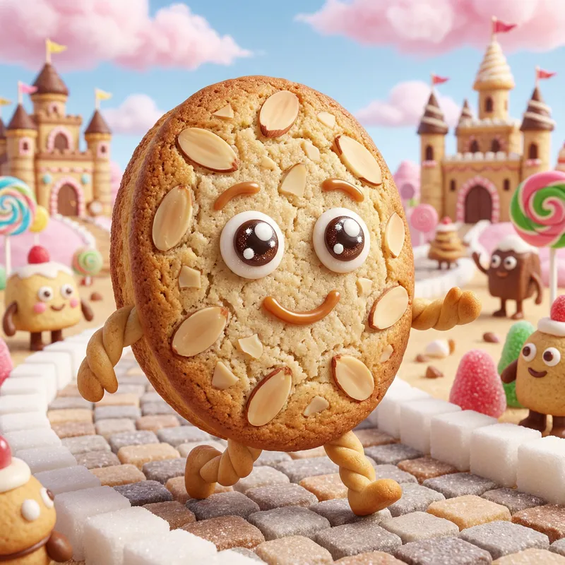 Almond Cookie from Cookie Run Kingdom | Sweet Tempting Delight
