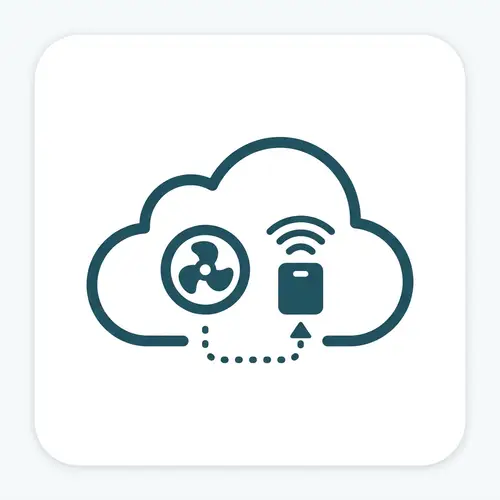 Ventilation Equipment Icon for Cloud Control