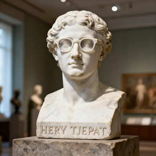 Custom Greek-Style Marble Statue of You