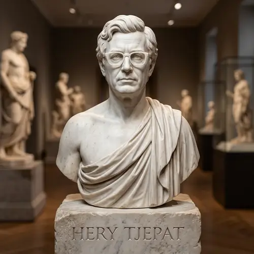 Custom Greek-Style Marble Statue of You