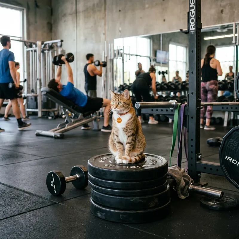 A Cat in the Gym: Fitness Fun