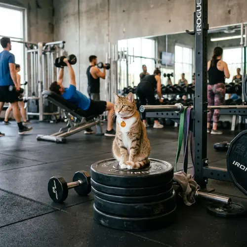 A Cat in the Gym: Fitness Fun