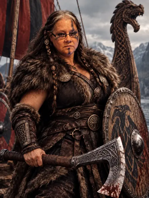 Viking Warrior Female: Strength and Valor