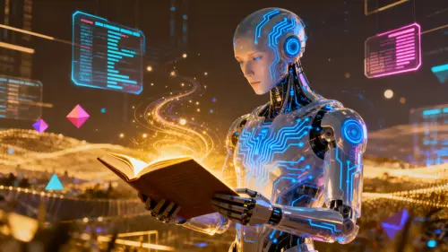 Futuristic Sci-Fi Book Cover Design with AI