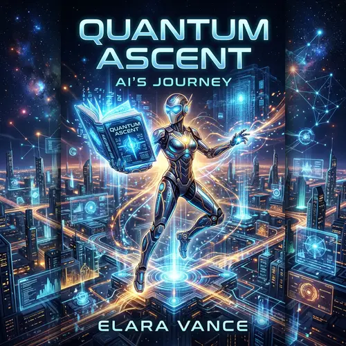 Futuristic Sci-Fi Book Cover Design with AI