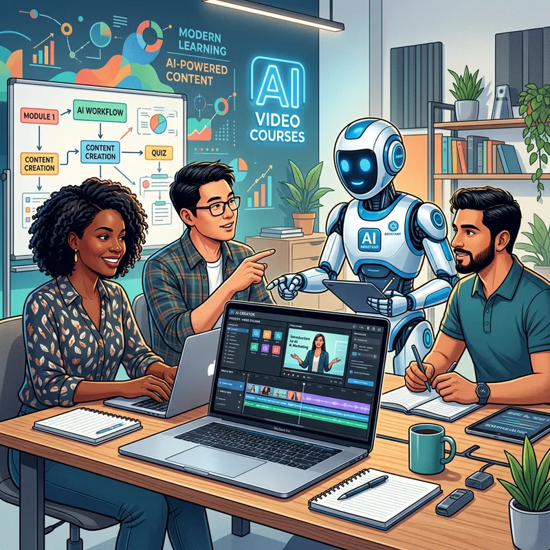 Create Engaging Video Courses with AI Create Engaging Video Courses with AI