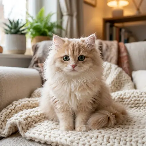 Cute Fluffy Cat: Adorable Feline Photos