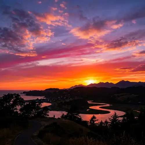 El Mejor Atardecer: Stunning Colors in the Sky