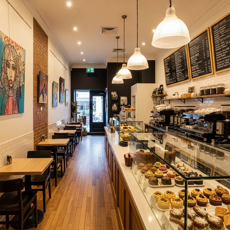 Charming Interior Cafe Studio for Cozy Gatherings