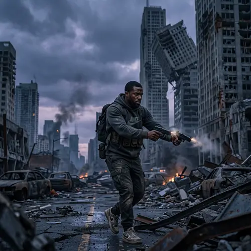 Dystopian Apocalypse: A Gloomy Cityscape Unveiled