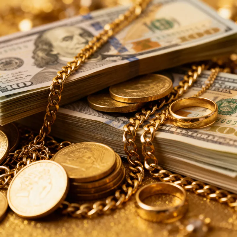 Stunning Jewelry and Money Collection