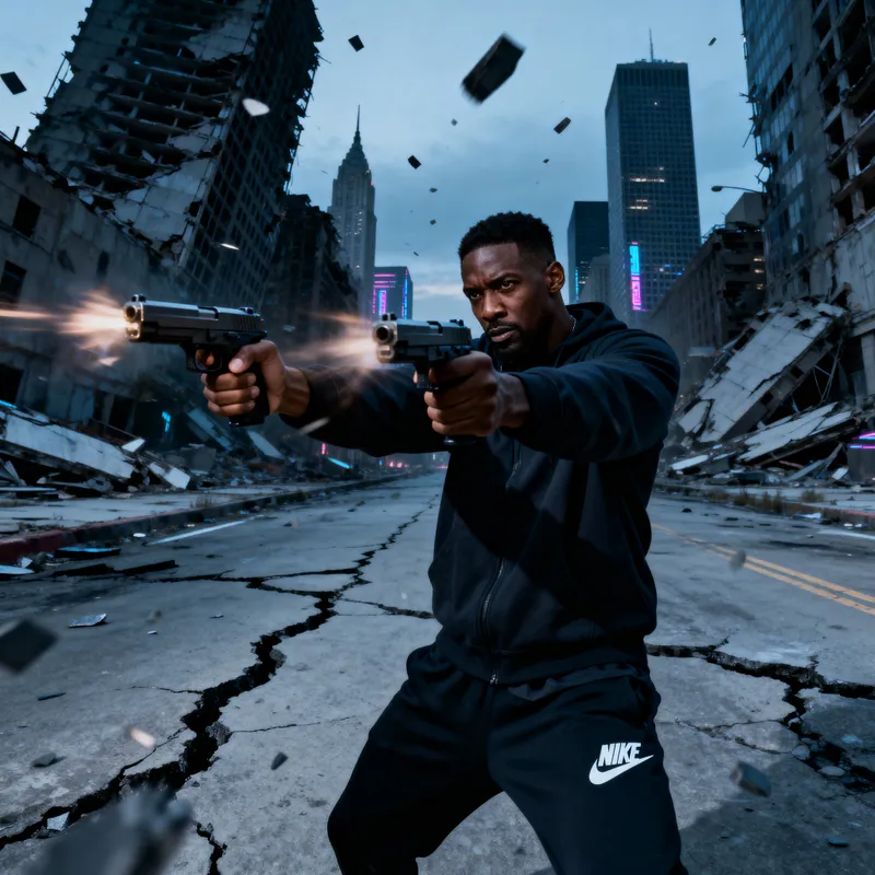 Dystopian Apocalypse: A Gloomy Cityscape Unveiled