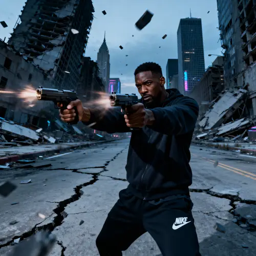 Dystopian Apocalypse: A Gloomy Cityscape Unveiled