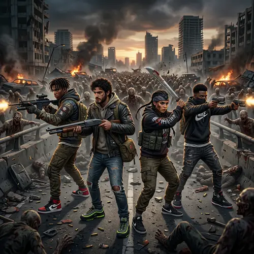 Urban Survivors in a Zombie Apocalypse