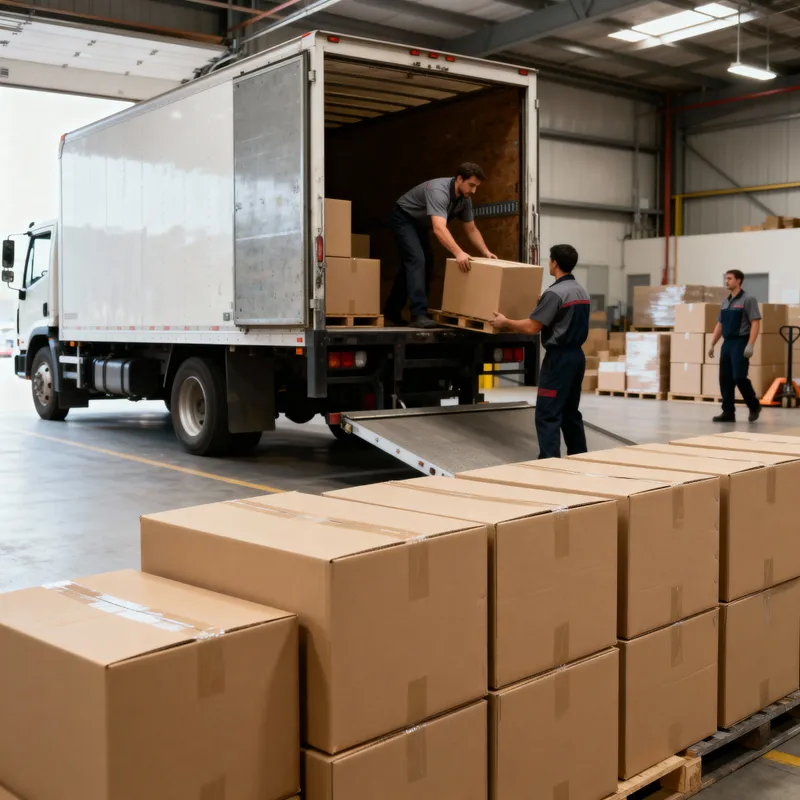 Moving Services with Large Boxes and Trucks Moving Services with Large Boxes and Trucks