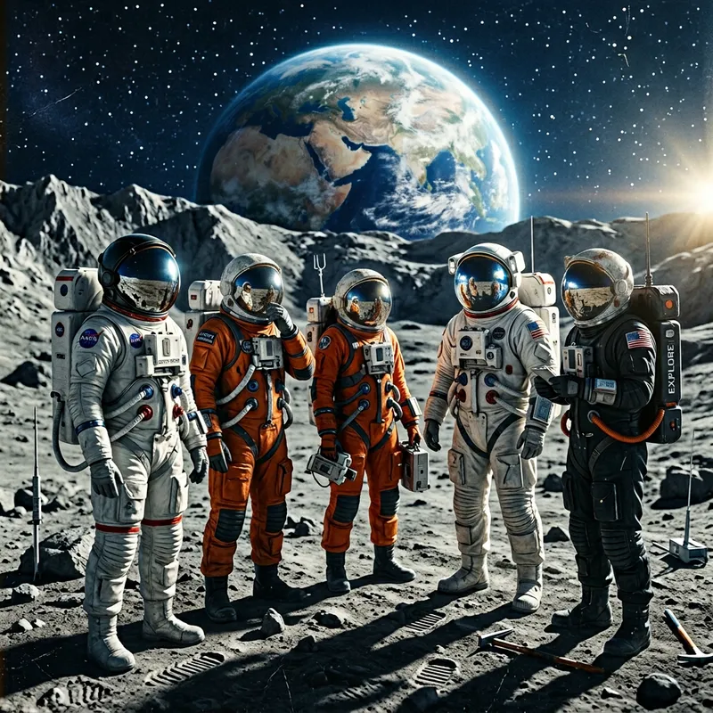 Cinematic Astronauts in Futuristic Space Suits | Capturing Realism