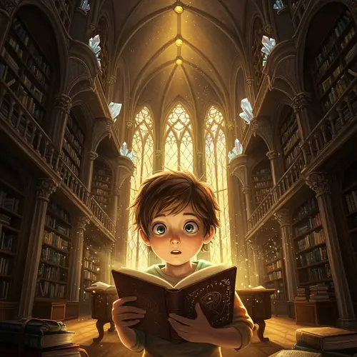 Magical Boys in Fantasy Libraries