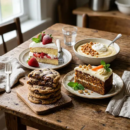 Delicious Quick & Easy Desserts | Rustic Table Display