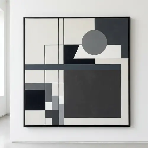 Abstract Art with Minimalist Features | Geometric Shapes & Clean Lines
