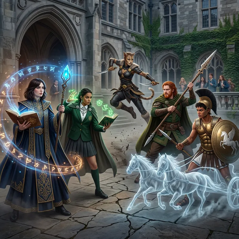 Fantasy Clash of Mythologies with Semi-Divine Beings in High School DxD