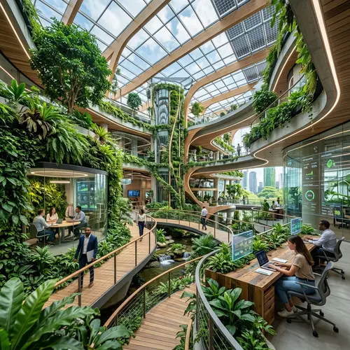 Biophilic Design Meets Eco-Tech Fusion