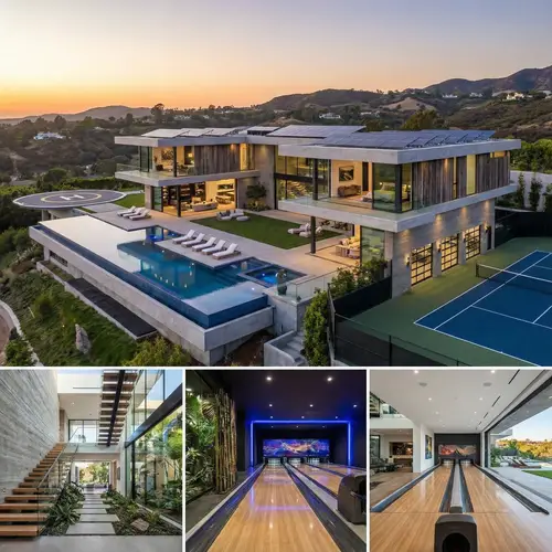 Mega Modern Mansion: 25,000 Sqft Luxury Home