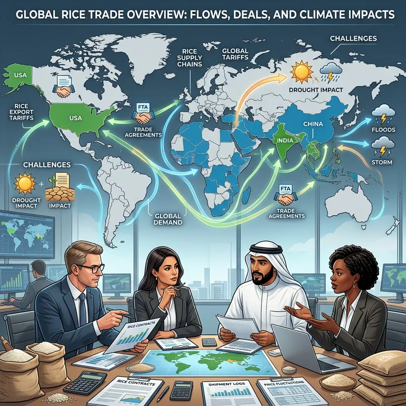 Global Rice Trade: Exporting and Importing Countries, Agreements, Challenges