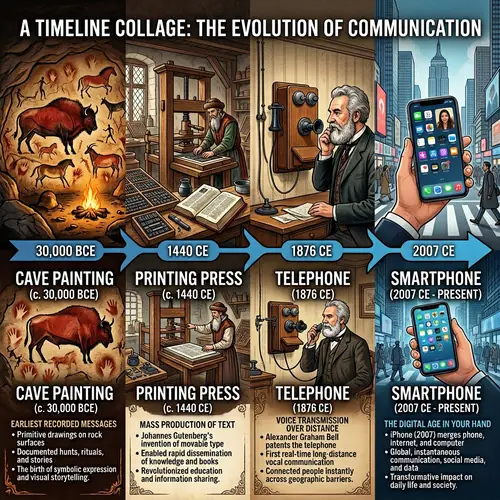 Evolution of Communication: Cave to Smartphone