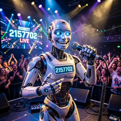 Smiling Robot with Microphone