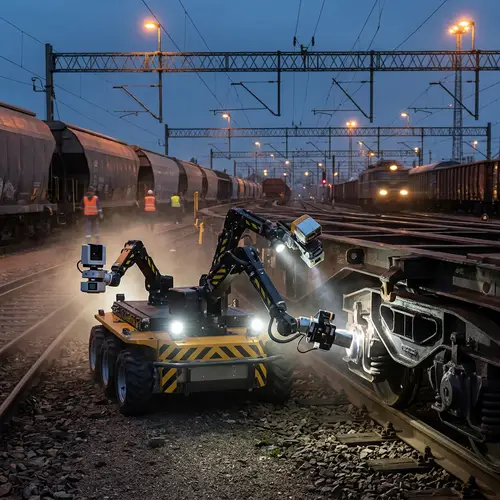 Advanced Mobile Robotic Device Inspection at Railway Station