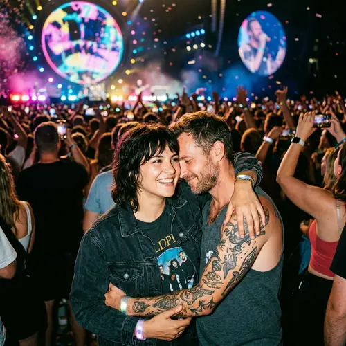 Coldplay Concert: Love and Unity in Vibrant Lights