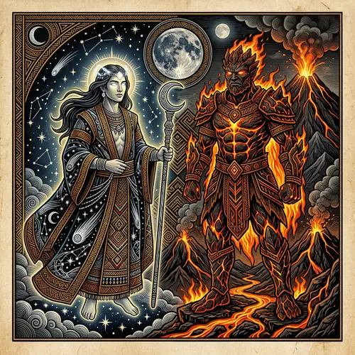 Bulan, God of the Moon & Volcano: Tribal Philippines Art