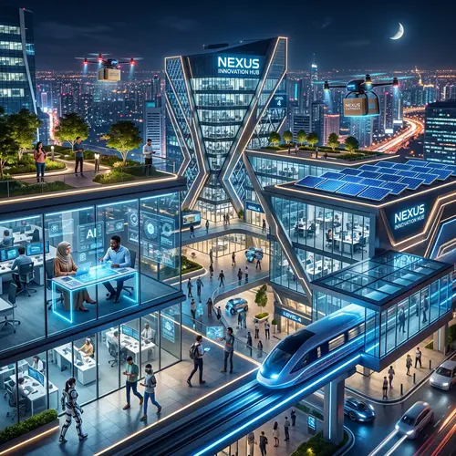 Futuristic Corporation: High-Tech Buildings, Drones & AI