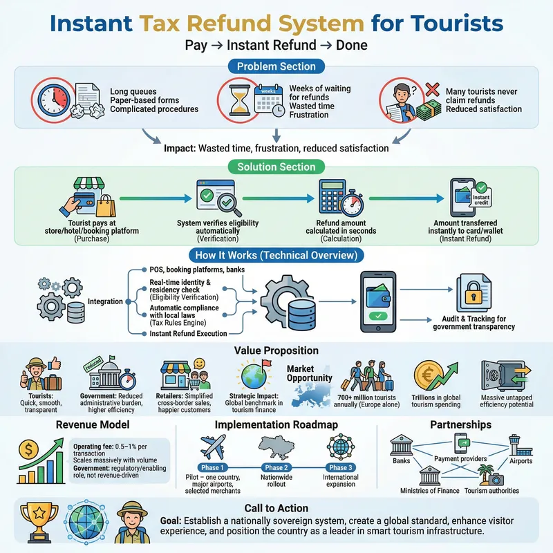 Instant Tax Refund System for Tourists