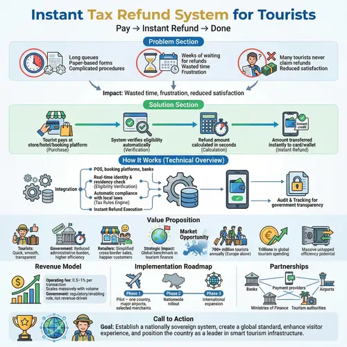 Instant Tax Refund System for Tourists