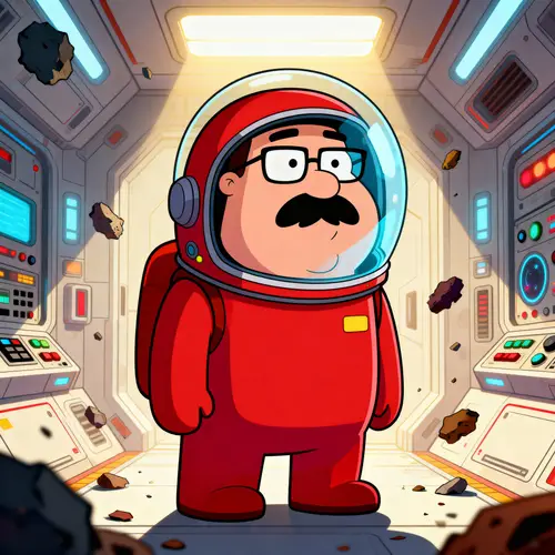 Among Us Peter Griffin: The Ultimate Crossover