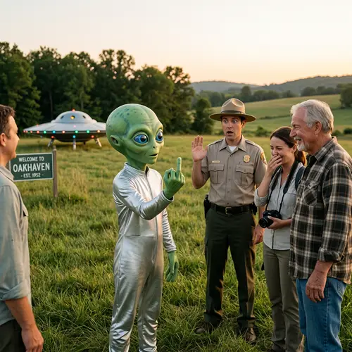 Aliens Showing the Wrong Finger - Funny and Strange Encounters